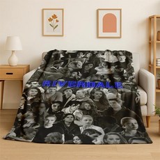 빌리 아일리쉬 스타 플란넬 담요 부드럽고 침실 거실 침대 여행 캠핑 선물, 3. 6