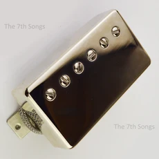 57 클래식 험버커 Alnico II 마그넷 넥 브릿지 픽업 50mm 간격 땋은 와이어 롱 레그 니켈 일렉트릭 기타 LP, 01 Nickel-Neck, 01 China Mainland