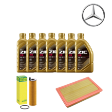 벤츠 E클래스 W213 엔진오일7L + 오일필터 + 에어필터 세트, 1세트, 메르세데스-벤츠, E250