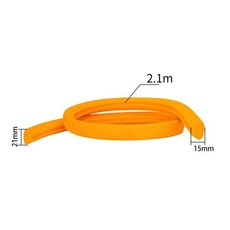 ZTTO 자전거 튜브리스 타이어 인서트 패드 700c 26 27.5 MTB 도로 안티 펑크 내부 폼 테이프 에어 림 라이, 02 2.1m for 1.9-2.3