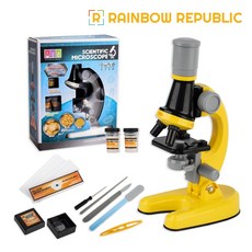 나는과학자 광학현미경 1200배, 옐로우, 1개, 1200배율