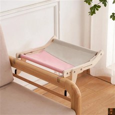 고양이 서스펜션 해먹 휴대용 분리형 침대 창문 선반 농어 애완, 1.B Grey pink, 1개