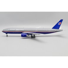 JC Wings 聯合航空 United Airlines B777-200 N777UA 第一台商業飛行 1:200 飛機模型, 1個