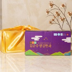 스마일청년 서산생강한과 김순주 대용량 벌크 보자기 한과선물세트 유과 산자, 2박스, 1.8kg
