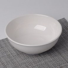 한식8볼 멜라민 면기 업소용 면그릇 라면 우동 국수 냉면 비빔밥 식기 그릇, 1개