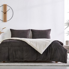 모던하우스 클린 따뜻한 극세사 퀸 차렵이불 차콜 CV0224246