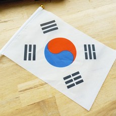 폴리 응원 행사용 미니 태극기 국기 천수기 14X21cmpjy5+4ErT