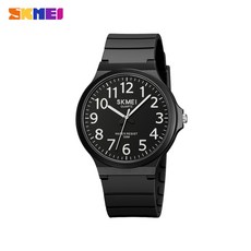 SKMEI 簡約大數字石英錶 50米防水禮盒裝