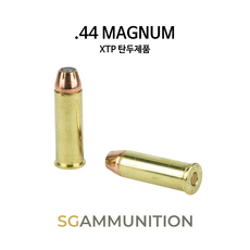 실물기반의 .44 Magnum XTP 새탄피 더미탄(모형탄 모형총알 매그넘 리볼버 44매그넘), 1개