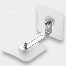 YUANREN 家具防傾倒固定器 雙邊固定 7cm, 1個, 無痕防倒固定器7*7【1入】