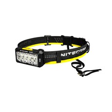 NITECORE HU2000 2000流明 160米 分體式工作頭燈, 黑色, 1個