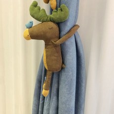 커튼 고정 스트랩 묶는끈 자석끈 한쌍 커텐장식 커텐소품, 순록 1개