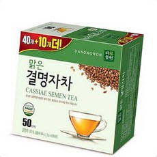 부드러운차 침출차 맑은 결명자차 50eax2개 티백결명자 전통차 온가족티, 50, 1.2g