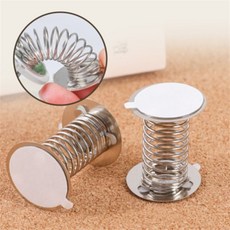 골든스카이 부착용 스프링 자동차대시보드흔들인형, 실버 3cm, 1