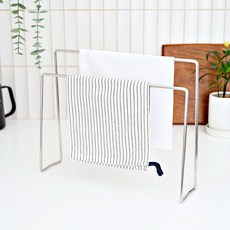 데일리쁘띠 스텐 행주 걸이 2단