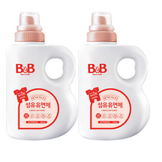 비앤비 유연제 자스민향 용기형 -, 2개, 2개입, 1.5L
