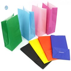 대진패키지 컬러 무지 종이 봉투 1P 포장봉투, 검정