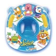 민감피부 뽀로로 손잡이달린 보행기튜브 물놀이 유아수영, 1개, 뽀로로 - 블루