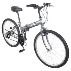 2026 삼천리자전거 시애틀F 26 접이식 자전거 21단 출퇴근 통학 생활용 폴딩 MTB, 170cm, 1개, 다크실버/미조립박스