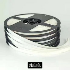 廚房美縫貼條 防水防黴自粘裝飾條, 純白色,8毫米寬*6米長 體驗裝