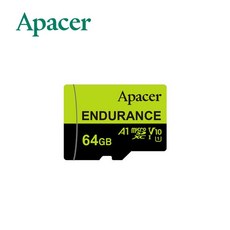 Apacer 宇瞻 64GB 128GB 256GB microSDXC V10 高效耐寫記憶卡 - 監控錄影/行車記錄專用, 1個