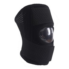 투센 가벼운 무릎 보호대, XL 180-195cm, 네 블랙, 1개