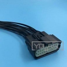 웨이 자동차 어셈블리 라이트 램프 소켓 배선 커넥터, 1개, 2. Female With Cables