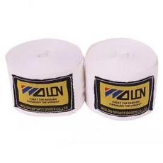 2入 彈力綁手帶 散打泰拳空手道運動護手腕纏手帶, 白色5米 一雙, 1個