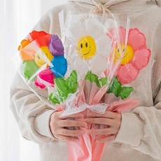축하꽃다발 풍선꽃다발 졸업 생일축하 이벤트풍선, 풍선다발 무지개