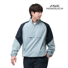 프로월드컵 아웃도어 스포츠 활동성을 높여주는 아노락 자켓 남성 벤틸레이션 웜업 자켓 Q124-4305-1PB