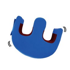 【海夫健康生活館】RH-HEF 可拆式乳膠防水枕套 身體定位 山型腳枕(ZHCN2306), 藍色