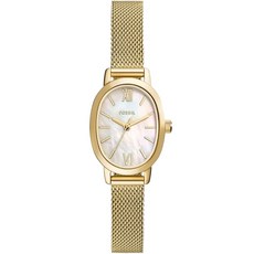 FOSSIL Penny 珍珠貝橢圓形米蘭帶女錶 BQ5017，時尚優雅，米蘭錶帶輕盈舒適，送禮首選