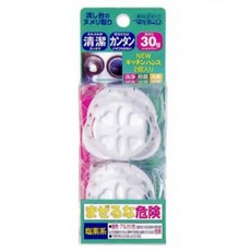 WEICO 日本製 流理台水槽清潔錠 去污消臭 2入組, 1個