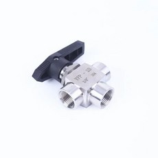 304不銹鋼三通球閥, G1/8=1分, 1個