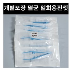 (SWM) 일회용 멸균 PVC포셉/일회용핀셋 10개 / 4401-002, 1개