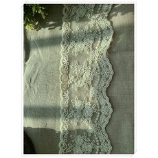 프렌치홈 가든 레이스, 1개, 생지(베이지), 1300cm