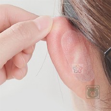 꼭필스 귀스티커 셀프성형, 홈없음, 6개