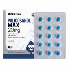 프리미엄 폴리코사놀 20 mg 사탕수수 껍질 추출 알코올 혼합물 폴리코사놀, 1개, 120정