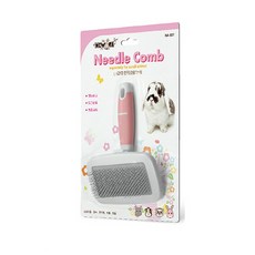 뉴에이지 토끼 및 장모종 햄스터 브러쉬 (핑크) NA-037, 핑크, 1개