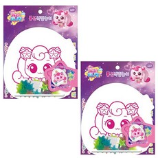 슈팅스타 캐치티니핑5 풍선색칠놀이 하츄핑 2개, 1세트