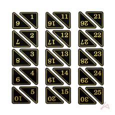 만무리 삼각 차량 번호표 검정 삼각형번호판 번호고지판, 21-30