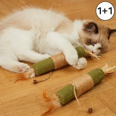 고양이 냥이묘해 대왕 캣닢 마따따비 이갈이 장난감 치발기 캣닢 형, 2개, 혼합색상