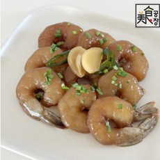 미식공장 깐새우장 간장 양념 새우장 대하장, 300g, 2개