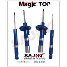 SAJIN Magic TOP VW GOLF 5 03-09 12段阻尼可調改裝避震器, 1個