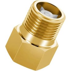 역류 방지 체크 밸브 암나사 수나사 어댑터 단방향 파이프 연결 부품, 1개