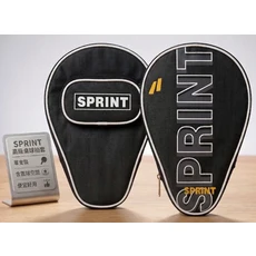 SPRINT 高級桌球拍套 單支裝 含置球空間, 黑, 1個