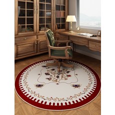 라운드 카펫 카페트 컴퓨터 의자 테이블 침실 바닥 매트, Y 데카노 라운드, 사용자 정의 크기