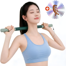 선티카 릴렉스바 마사지 스틱 종아리 바디 라인 케어, 그린, 1개