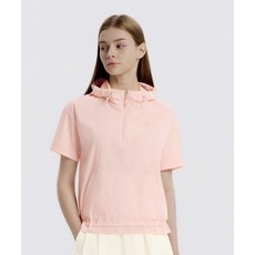 내셔널지오그래 NATIONAL GEOGRAPHIC NATIONALGEOGRAPHIC N262WFT170 여성 피넷 냉감 세미오버핏 후드 반팔 아노락 ICE PINK 447411