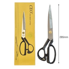 CEO 재단가위 원단가위 재봉 수예 코팅손잡이 (다섯사이즈), 11"(280mm), 1개